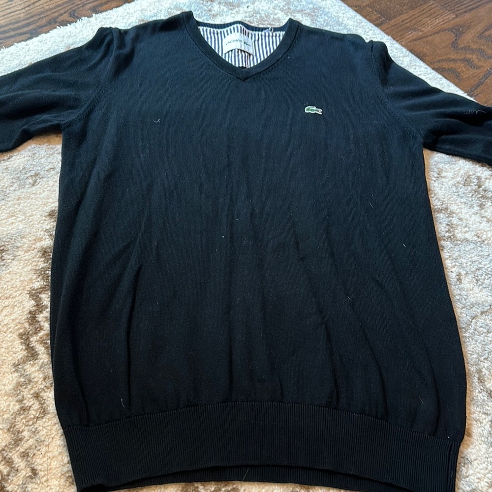Lacoste black sweater